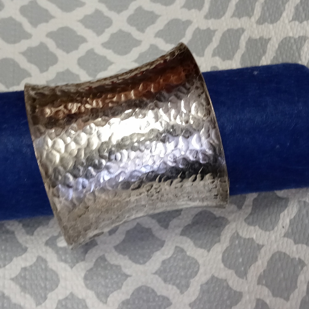 Vintage Hammered Cuff Bracelet
